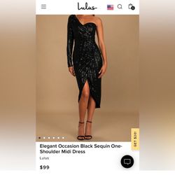 Brand new LuLu’s Sequin Dress
