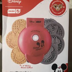 Dash Disney Mini Waffle Maker New
