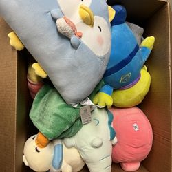 Box Full Of Stuffed Toys