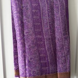 New - Purple Saree