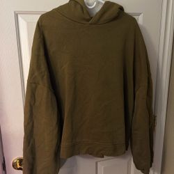 Green Hoodie L