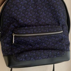 600$ Burberry TB monogram-print backpack