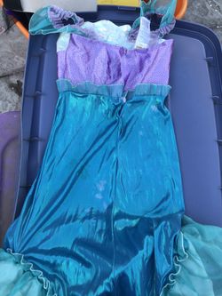 Little mermaid costume girl