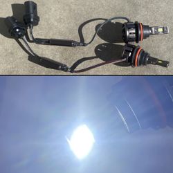 9007 HB5 6K 40000 Lumens Bright White LED Lights For $60