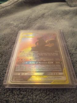 Marshadow & Machamp GX Full Art Pokemon Card