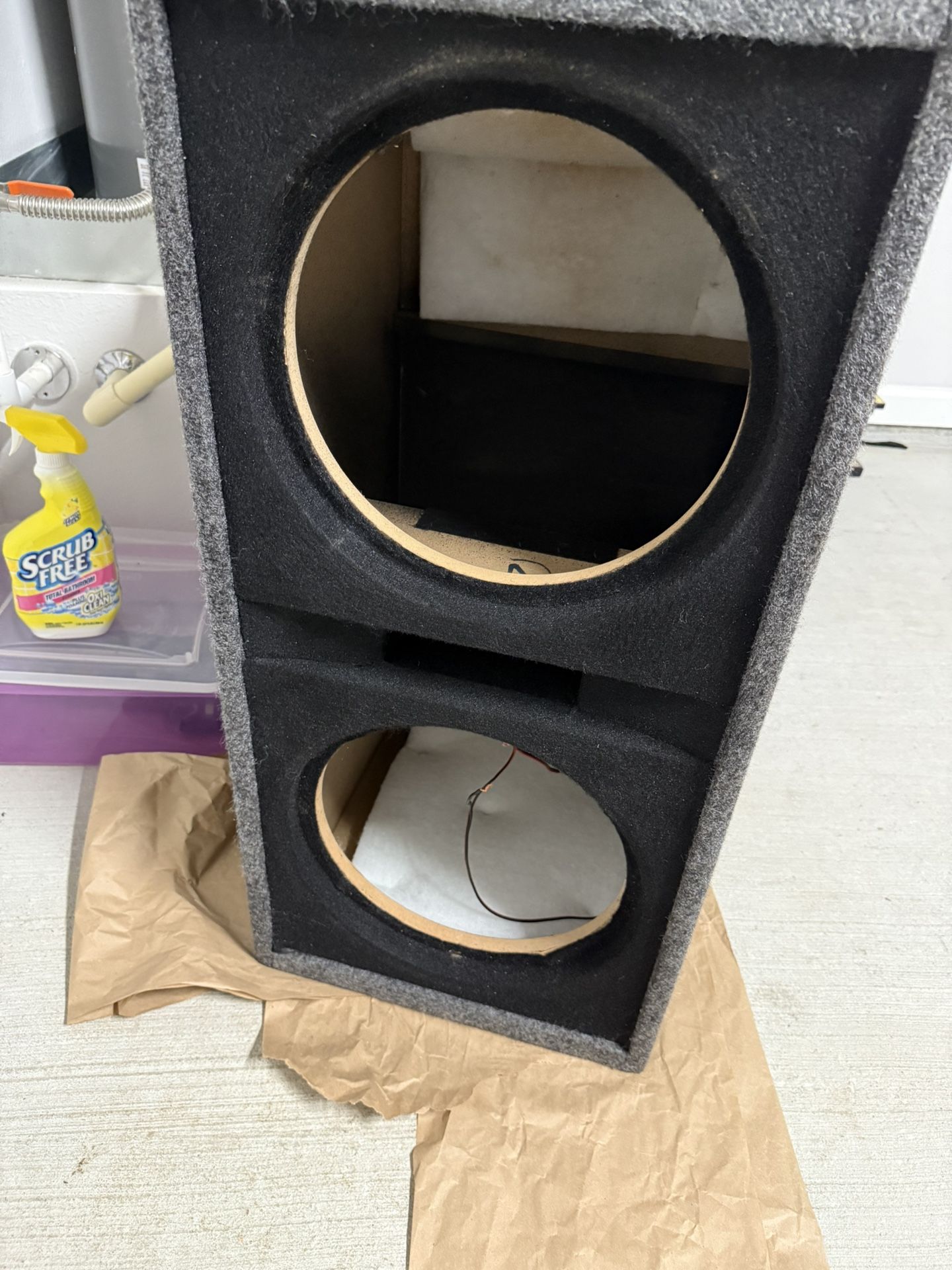 Subwoofer Box For 2 12”