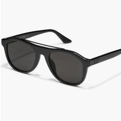 QUAY Polarized Aviator Sunglasses 