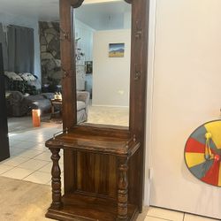 Vintage Solid Wood Tall Tree