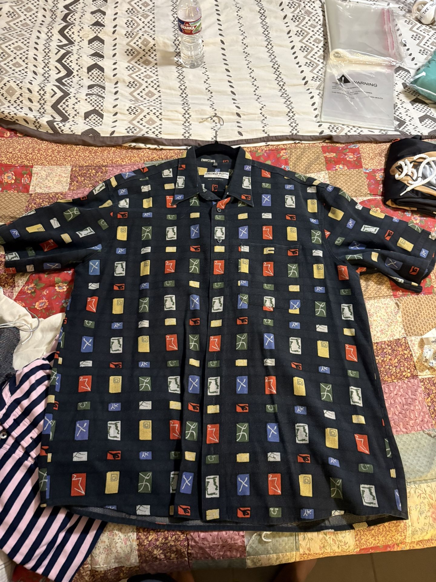 Georg Roth Men’s Extra Large Button up Short Sleeve $20