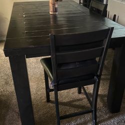 Hard Oak Wood Table ( Length 5ft)  Family Style