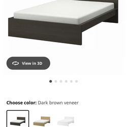 IKEA - Black Queen Bed Frame