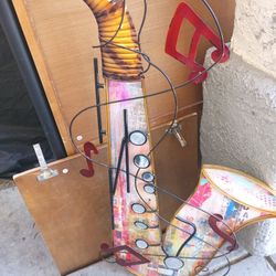 Metal Saxophone Wall Decor....