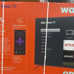 65”ONN ROKU SMART TV 