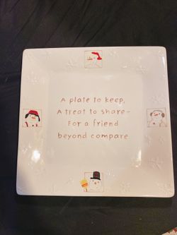 Christmas plater