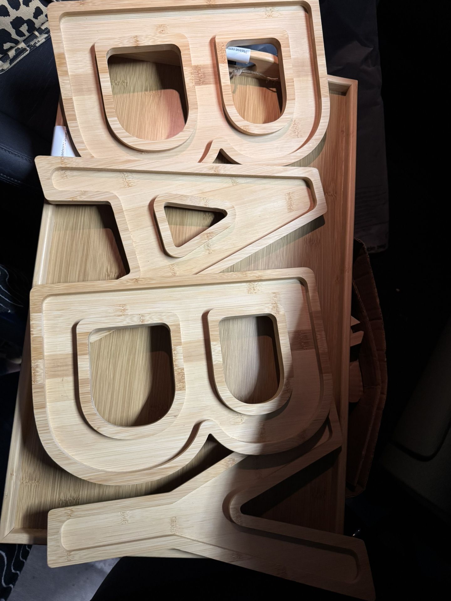 Wood Baby Candy Trays