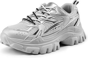 DREAM PAIRS Women's Chunky Platform Sneakers Running Walking Sport Shoes 9