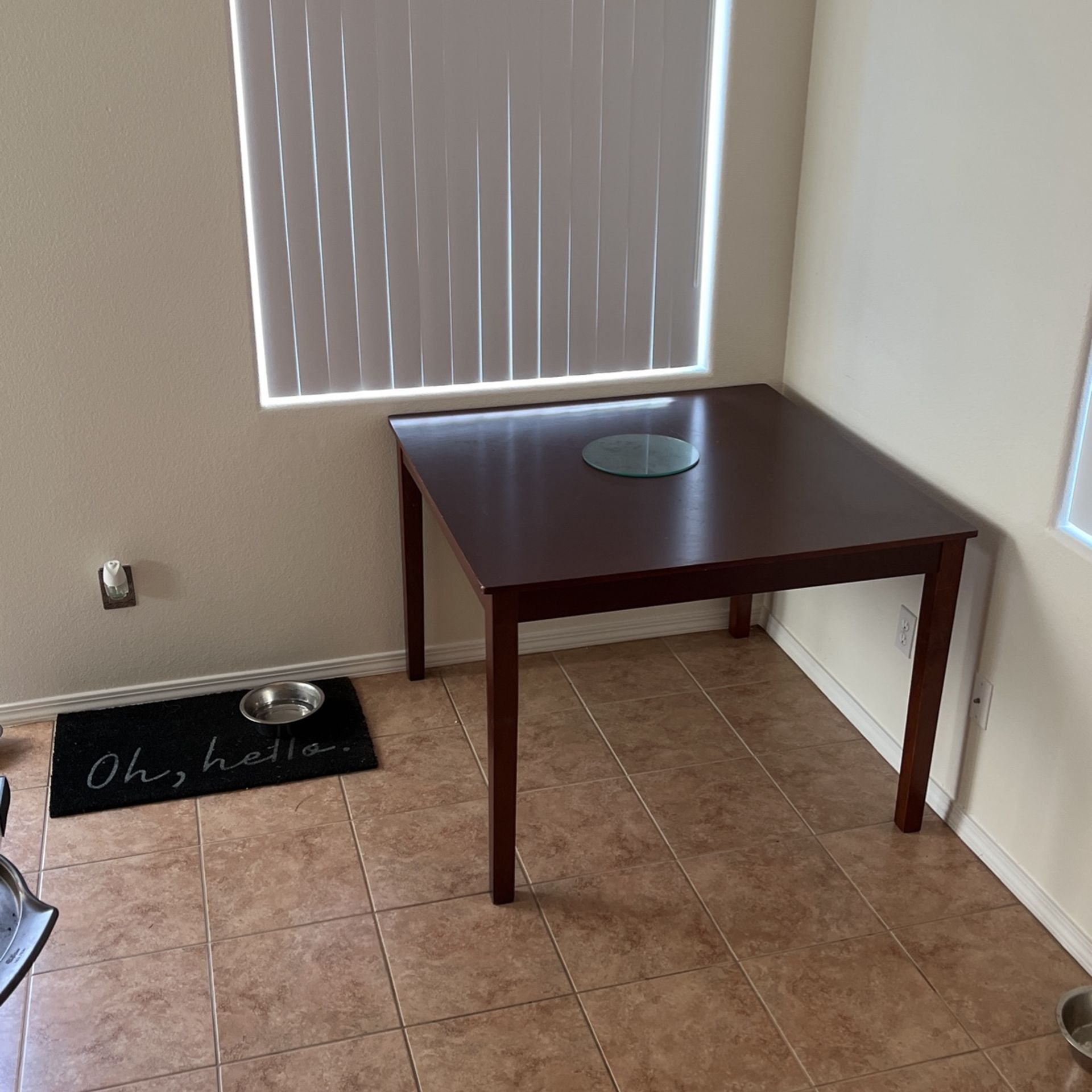 Squared Wood kitchen Table. Need Gone Asap