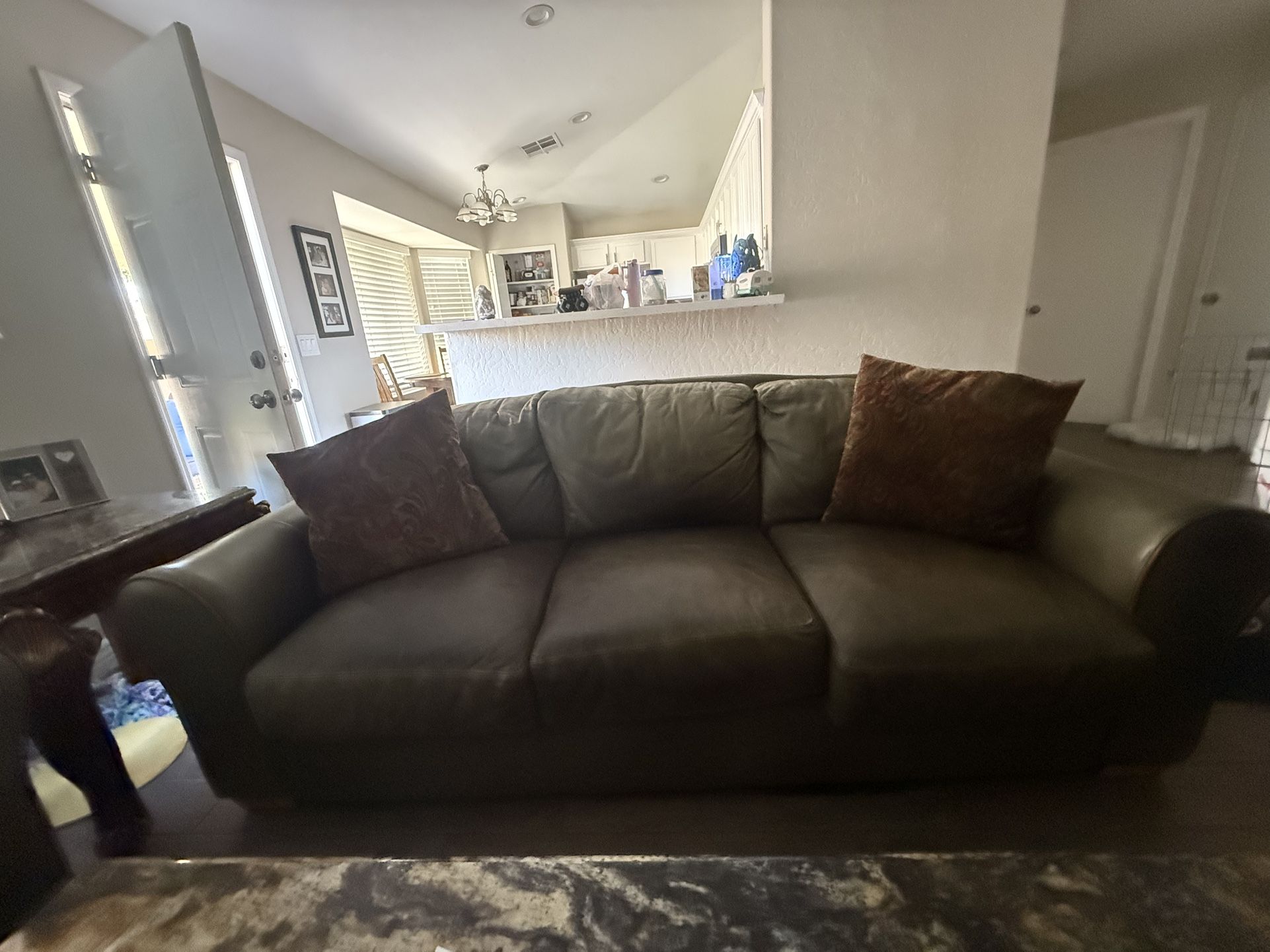 Living Room Leather Couches