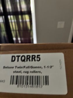 Deluxe Twin/Full/Queen Bed Frame with Rug Rollers