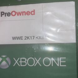 WWE  2k17 xbox one x series 