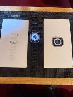 Apple Watch Ultra with Black Ocean Band
