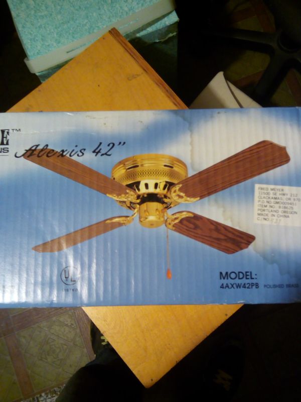 Ceiling Fan Heritage Alexis 42 In Blades Reversible Motor For Sale In Lewis Mcchord Wa Offerup