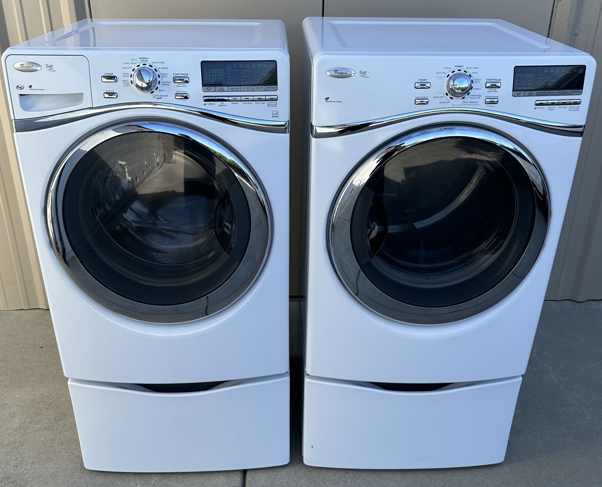 Washer and Dryer set