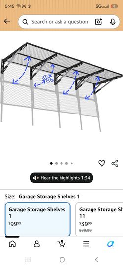 Garage shelves