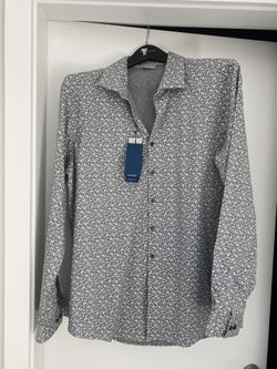 NWT Kenneth Cole reaction men’s shirt slim fit