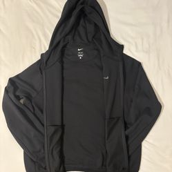 Large Nike Primary Fleece Men's Dri-FIT UV Full-Zip Performance Hoodie