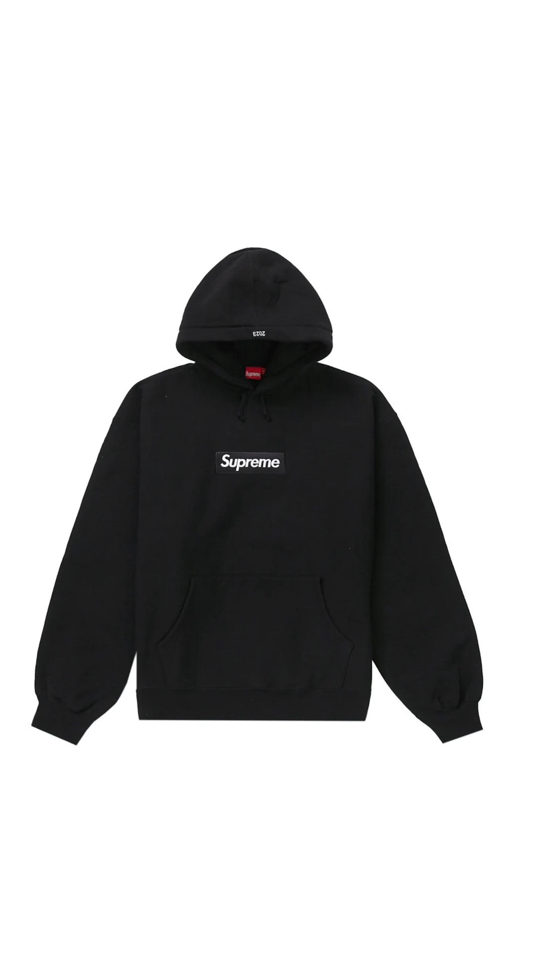 Supreme Box Logo Hooded Sweatshirt FW23 Black