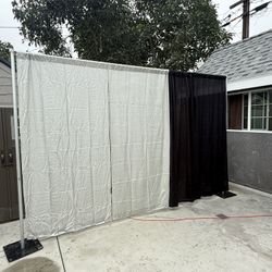 Pipe and Drape Backdrop Stands