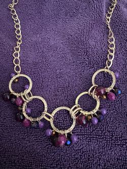 Necklace and earrings