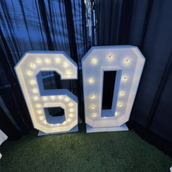 wooden numbers *4ft