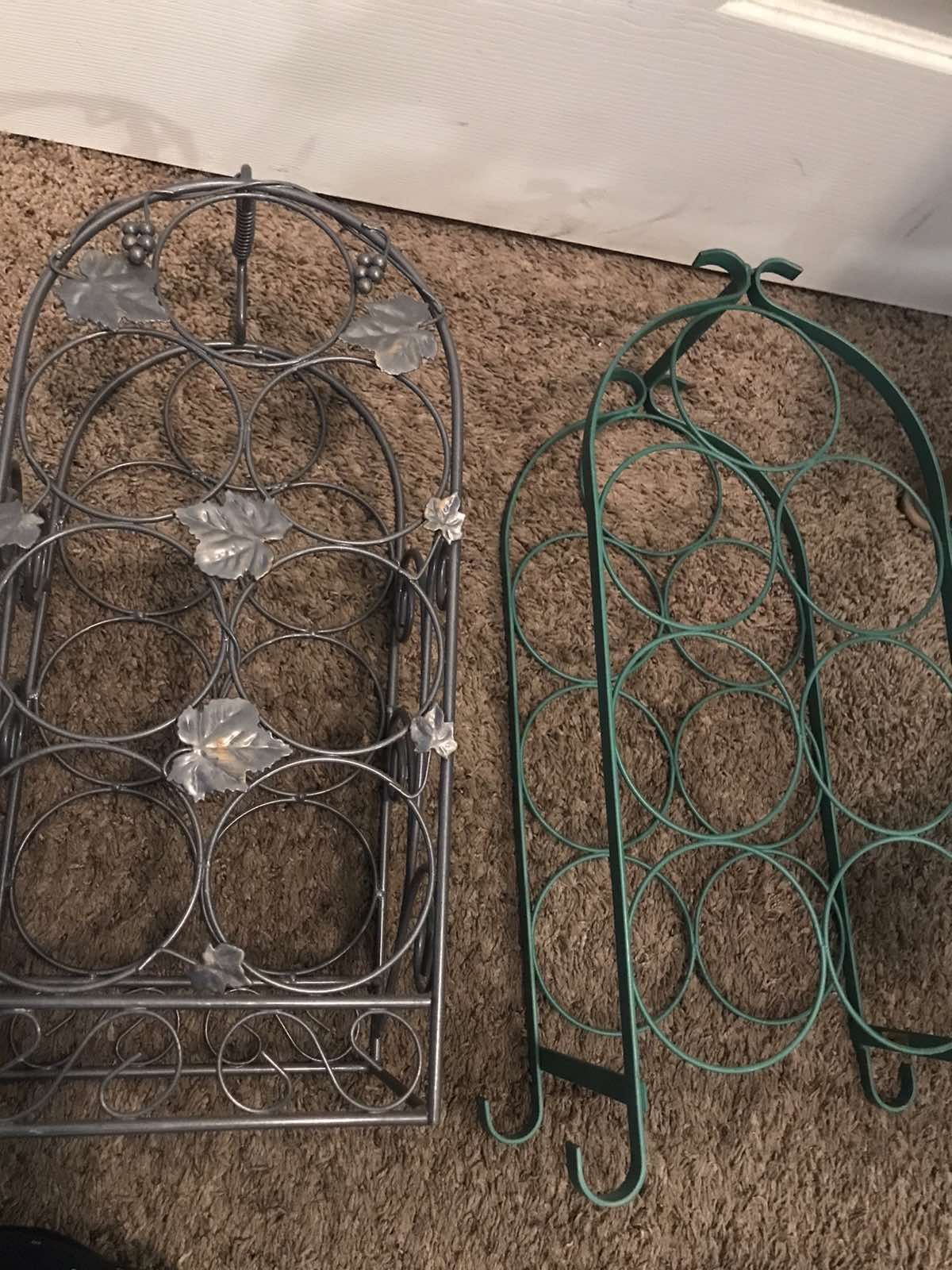 Two Metal Wine Rack $15 For Both