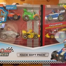 Paw Patrol Race Rescue True Metal Vehicles Set New