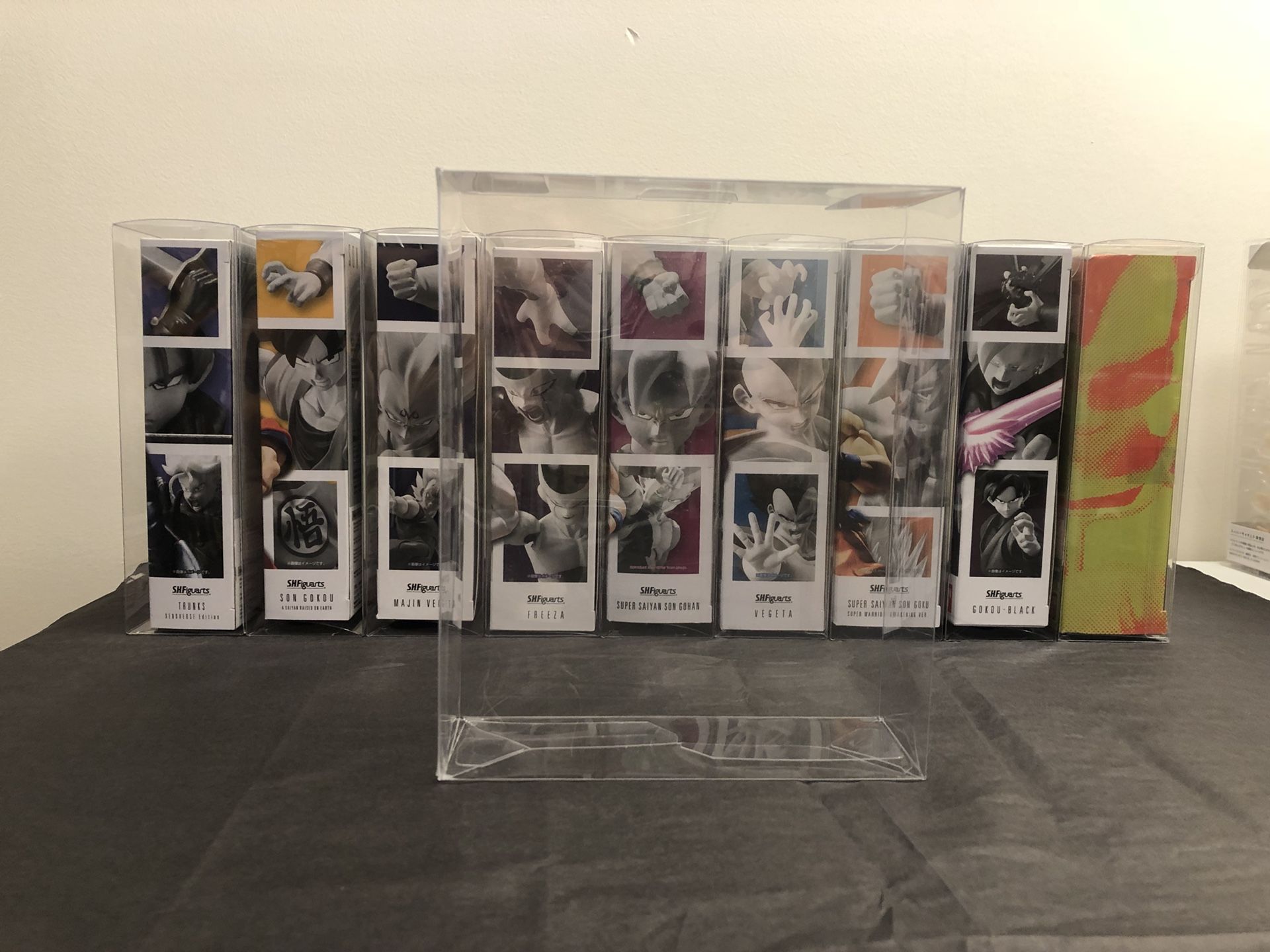 SH Figuarts dbz custom box protectors sdcc shf
