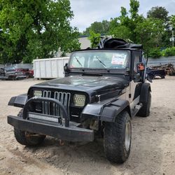 92 JEEP WRANGLER MT 4X4 2.5 FOR PARTS