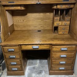 Wooden Roll Top desk