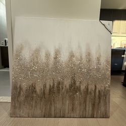 Gold & White Wall Art 39.4" x 39.4"