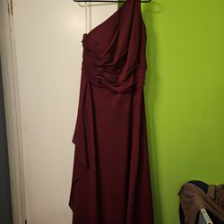 Good Vibes Badass Bridesmaid's Dress - Maroon