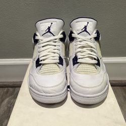 Jordan 4 Metallic Purple Size 8.5 OG Box