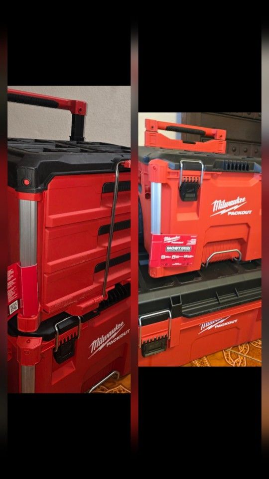 Milwakee New Packouts  Set Of 2 For $285 . 