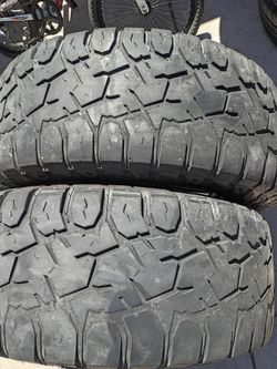 33×12.50×18 55-65% TREAD R/T TIRES LOAD RANGE E DOT 38/22 SET OF 2 MATCHING TIRES
