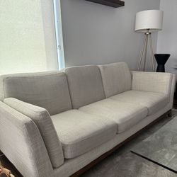 Ceni 83” Sofa – Chalk Gray (Excellent Condition)