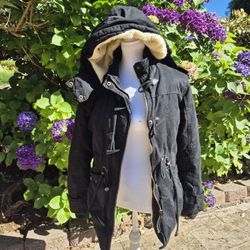 Fleece Lined Black Jacket