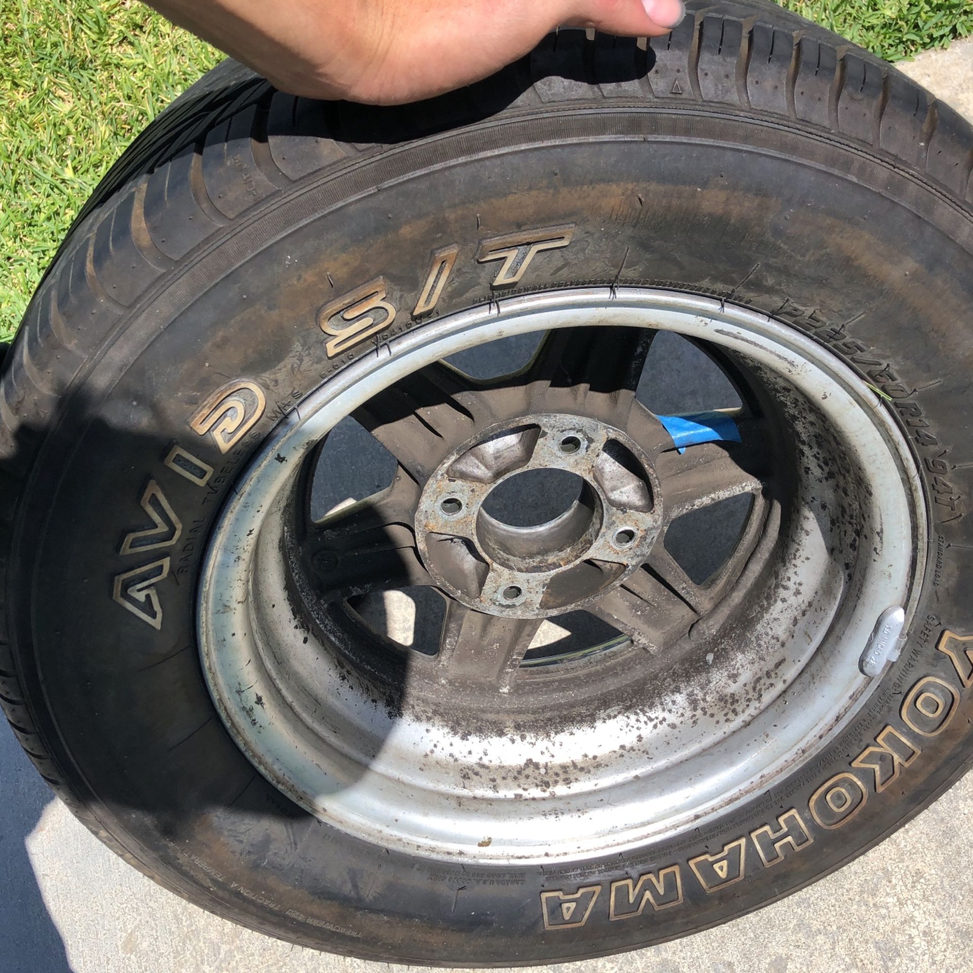 その他 Rimu Datsun ZX Rim with Great Tire - Fit's 240Z, 260Z, 280Z & ZX's