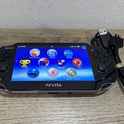 PS Vita PCH-1101 With Charging Cable, Has Scratches On Screen And Back Working