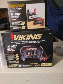 Viking 125 Amp Battery Charger Engine Starter