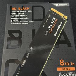 WD_Black SN850X 8TB NVMe drive